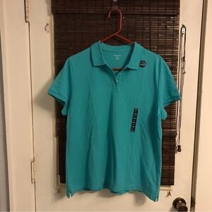 NWT Lands End Mesh Polo Shirt